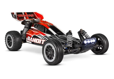 Traxxas Red/Black Bandit 1:10 2WD Electric Off-Road Buggy (Radio, Electrics & Charger Inc)