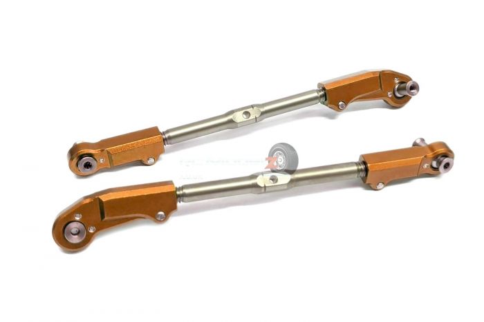 MadMax Arrma Front Alloy Steering Tie Rod - Orange